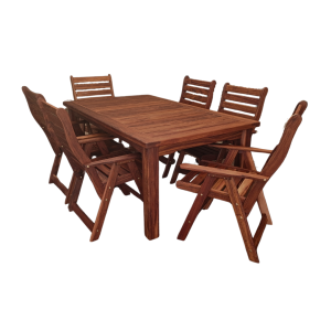 Teak 7 Piece Dinette